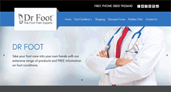 Desktop Screenshot of drfoot.co.uk
